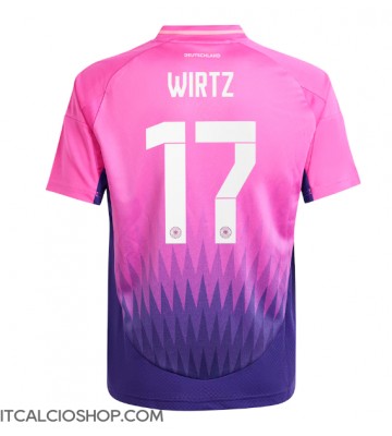 Germania Florian Wirtz #17 Seconda Maglia Europei 2024 Manica Corta